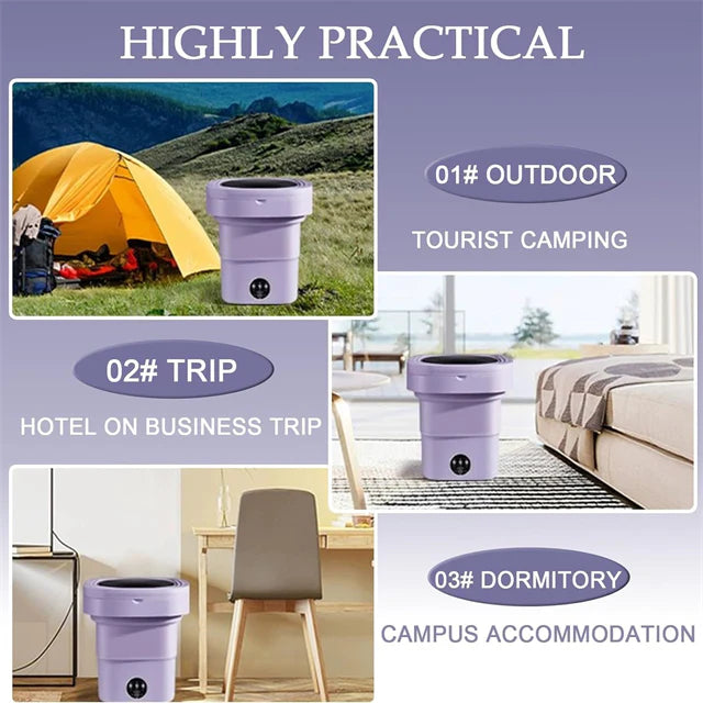 Foldable Mini Laundry Machine